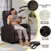 Yaheetech Adjustable Recliner Chair PU Leather Upholstered for Living Room - 4 of 4