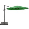 Sonkuki 11FT 270gsm Aluminum Patio Cantilever Umbrella With Weighted Base and Solution-Dyed Fabric - 2 of 4