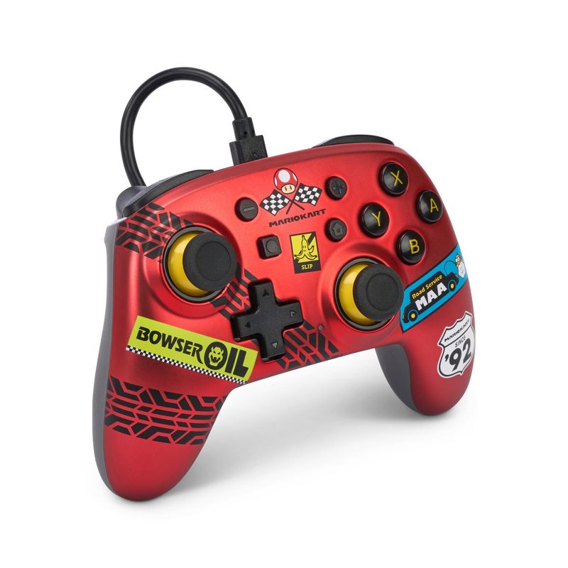 PowerA Wired Nano Controller for Nintendo Switch - Mario Kart: Racer Red, 2 of 11