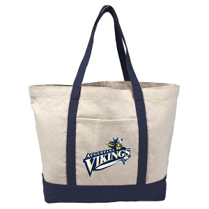 Augustana University Canvas Tote Bag With External Pocket, Reusable Shoulder Bag for Shopping, School, Beach - 1 of 4