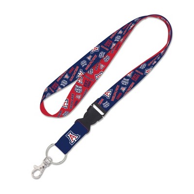 NCAA Arizona Wildcats Scatter Print Lanyard