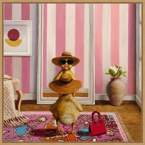 Amanti Art Hello Gorgeous by Lucia Heffernan Canvas Wall Art Print Framed - 1 of 4