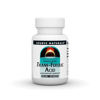 Trans-Ferulic Acid 250mg by Source Naturals, Inc.  -  60 Tablet