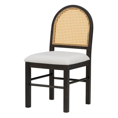 4 Dining chairs Wood Upholstered Fabirc for Dining Room