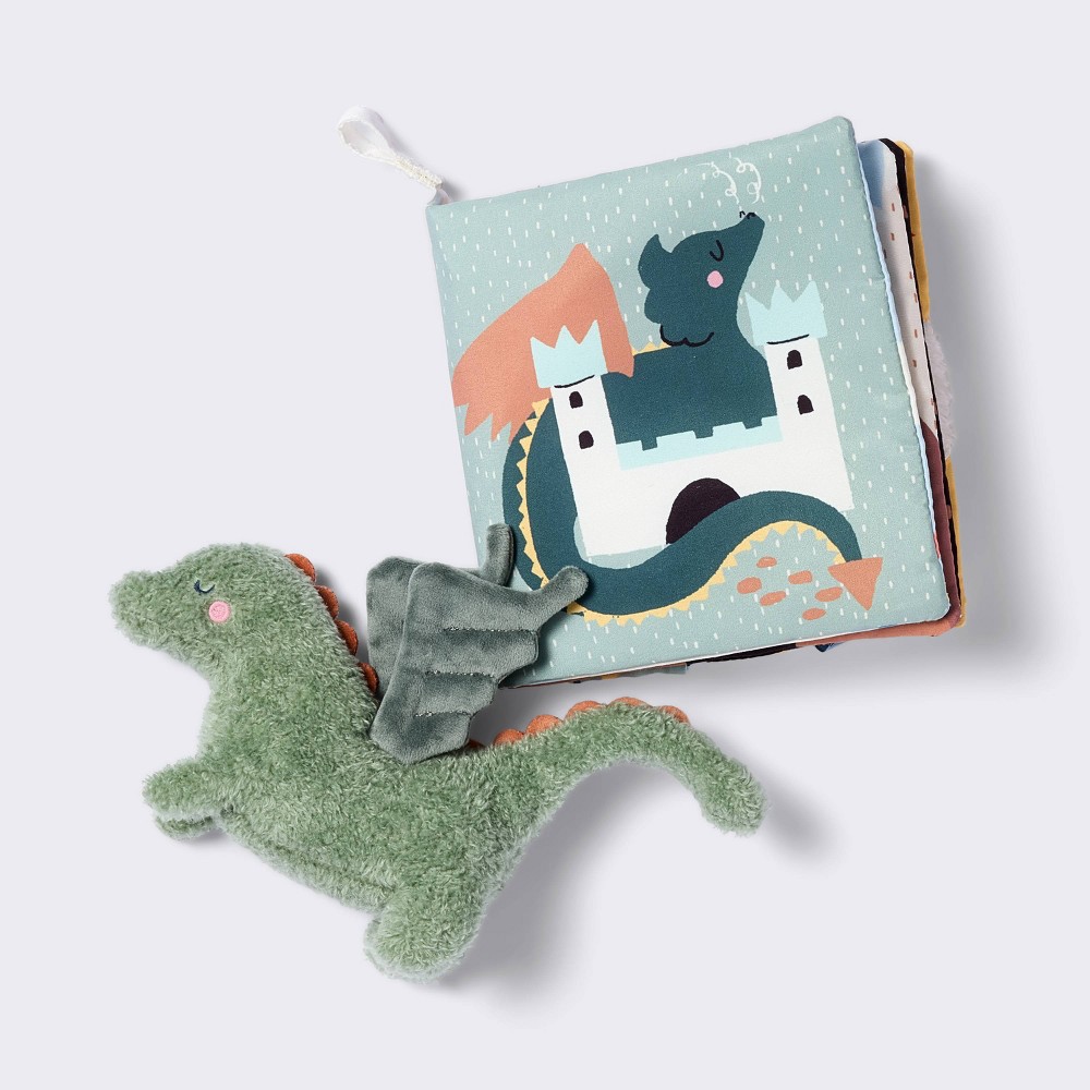 Photos - Other Toys Interactive Soft Book and Plush Toy - Dragon - Cloud Island™