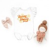 The Juniper Shop SmileyWorld Sunny Honey Flutter Sleeve Bodysuit - 2 of 4