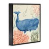 Stupell Industries Underwater Whimsical Whale Watercolor, 24" x 24" - 3 of 4
