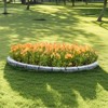 VEVOR Faux Stone Landscape Edging, 46.4 x 2.2 in Realistic Lawn Edging, Flexible Brick-Sized Garden Edging Border with Anchoring Spikes, Gray - 2 of 4