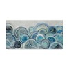 Trademark Fine Art -Silvia Vassileva 'Variation Blue Grey Crop' Canvas Art - 2 of 3