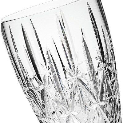 Marquis 9-Inch Clear Crystal Cut Round Vase