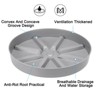 Unique Bargains Lightweight Sturdy Durable Stylish Appearance Plant Saucers 4 Pcs - 4 of 4