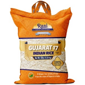 Gujarat 17 Indian Rice 160oz (10lbs) 4.54kg - Rani Brand Authentic Indian Products - 1 of 4