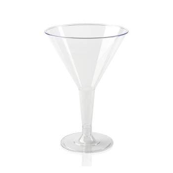 Smarty Had A Party 6 oz. Clear Plastic Martini Glasses (192 Glasses)