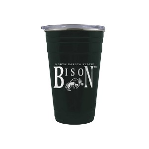 NCAA North Dakota State Bison Tailgater Tumbler - 22oz: Stainless Steel, Acrylic Lid - 1 of 2