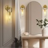 CityFurn 1-Light Wall Sconce with Clear Glass (Set of 2) - 4 of 4