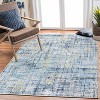 Modern Abstract Area Rug – Washable, Low Pile, Non-Slip, Non-Shedding Foldable Floor Carpet for Living Room, Bedroom, Kitchen - 3 of 4