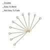 Unique Bargains DIY Craft Necklaces Bracelets Earrings Jewelry Making Iron 21 Gauge Eye Pins 200 Pcs - 4 of 4
