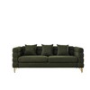 81" Oversized 3-Seater Sectional Sofa with Deep Seat & Lumbar Pillows - 4 of 4