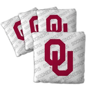 NCAA Oklahoma Sooners 4pk White Toss Game Set - 1 of 4