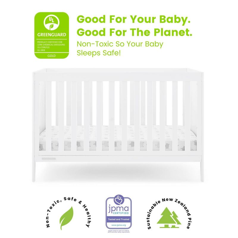 Delta Children Hayes 4-in-1 Convertible Crib - Greenguard Gold Certified, 4 of 12