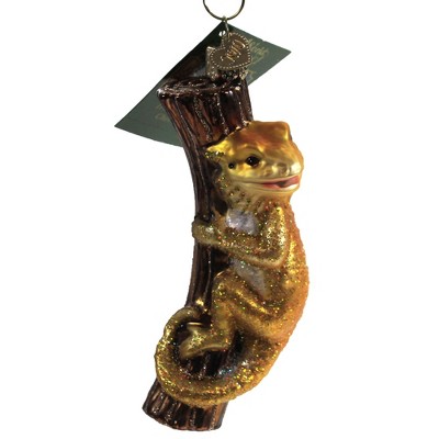 Old World Christmas 4.75" Bearded Dragon Desert Lizards  -  Tree Ornaments