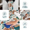 Area Rug Washable Bohemian Bird Floral Bedroom Low-Pile Soft Playroom Carpet, Jungle Pattern Vintage Indoor Floor Rug for Living Room and Nursery - 4 of 4