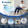 Tangkula Portable Air Conditioner 8000 BTU Floor AC Unit Fan & Dehumidifier w/ 24H Timer 2 Fan Speeds - 4 of 4