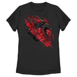 Women's Game of Thrones Fire and Blood Dragon Red T-Shirt - 1 of 4