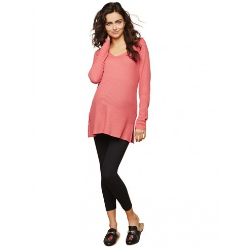 Motherhood Maternity Womens Essential Stretch Crop Length Secret