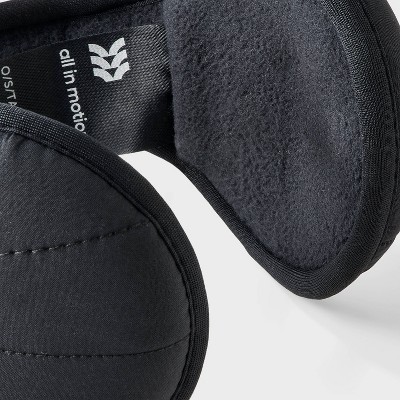 Men's Puffer Earmuff - All In Motion Black - image 4