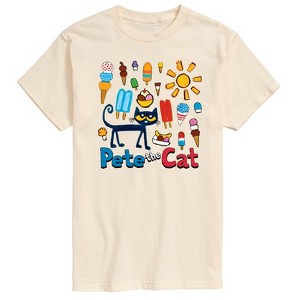 Men's - Pete the Cat - Ice Cream Grid Short Sleeve Graphic T-Shirt - 1 of 4