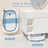 TUMAJUP Collapsible Baby Bathtub for Infants and Toddlers with Bath Net and Thermometer - 3 of 4