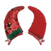 Unique Bargains Christmas Santa Hat Hair Clips for Christmas 2.17"x1.18"x3.54" 1 Pair - 4 of 4