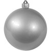 Christmas By Krebs - Plastic Shatterproof Ornament Decoration - Candy Silver, 6 inch (150mm) [2 Count] - 2 of 4