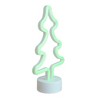 Northlight 11" Battery Operated Neon Style LED Christmas Tree Table Light - Green - image 4 of 4