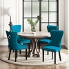 WestinTrends  Velvet Upholstered Tufted Dining Chairs (Set of 4) - 2 of 4