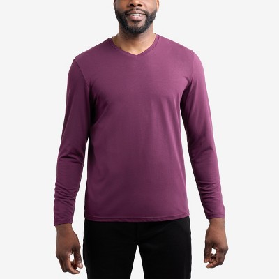 X RAY Men's V-Neck & Henley Long Sleeve T-Shirt