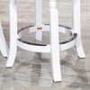 Sapphtopaz 1PC 30" Swivel Bar Stools Dining Chairs with Flared Leg Backless Swivel Stool High Chair for Kitchen Island, Living Room - 3 of 4