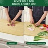 Extra Large Bamboo Cutting Board for Kitchen, 30 x 20 Inch Wooden Chopping Board, Stove Top Cover Wood Butcher Block with Juice Groove , 0.8" Th - 3 of 4