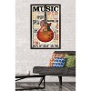 Music Inspires Me Framed Poster Trends International - 2 of 4