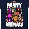 Five Nights At Freddy's Party Animals Youth Navy Crew Neck Short Sleeve T-shirt - 2 of 3