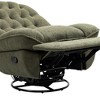 NicBex Chenille Glider Rocking Chair,Upholstered Swivel Recliner Chairs with High Backrest,Adjustable Cozy Rocking Chair,Nursing Chair for Bedroom - 4 of 4