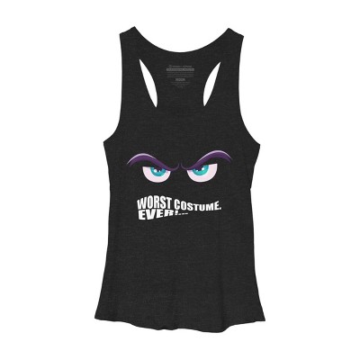 Women's Design By Humans Worst Costume Ever (Halloween) By Editive Racerback Tank Top