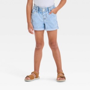 Toddler Girls' Paperbag Shorts - Cat & Jack™ - 1 of 3