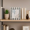 Decorative Resin Photo Frame with Arched Pattern Border - Elegant Home Decor Accent for Console Tabletop, Living Room, or Office - 10", Black & Ivory - 3 of 4