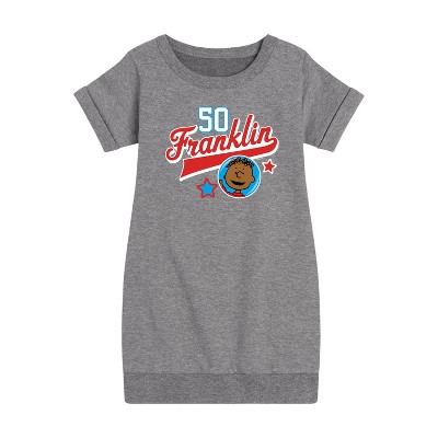 - Peanuts - Franklin Athletic 50 Graphic Short Sleeve Fleece Dress