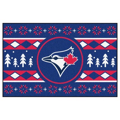 MLB Toronto Blue Jays 19"x30" Holiday Sweater Rug