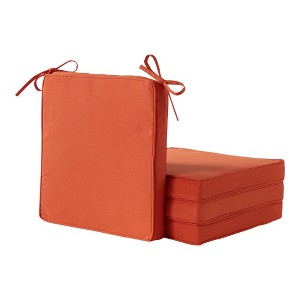 18in Square Outdoor Chair Pad Set of 4 - 1 of 4