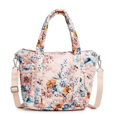 Vera Bradley Women's Performance Twill Convertible Small Backpack Peach  Blossom Bouquet : Target