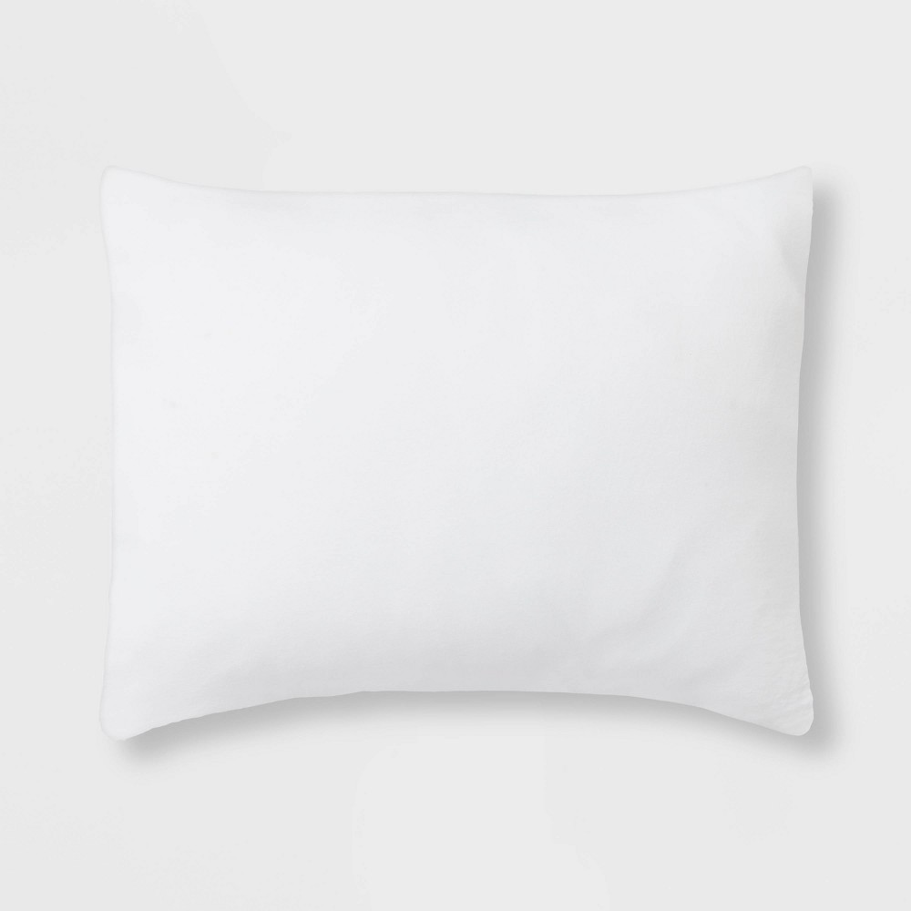 Photos - Pillowcase Standard Down Alternative Washed Microfiber Comforter Sham White - Room Es